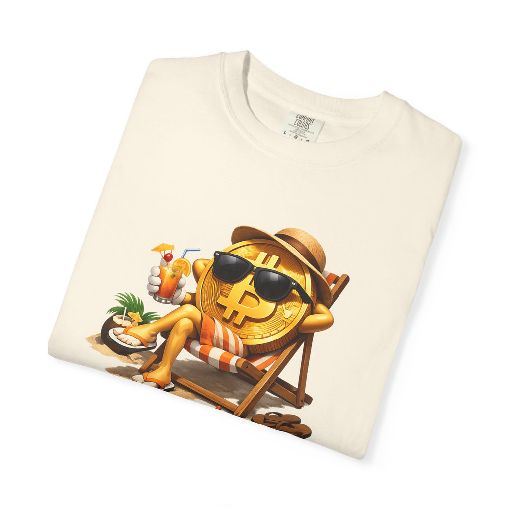 Bitcoin Beach Life TShirt Crypto Millionaire Vibes Tee Relaxed Bitcoin Shirt Funny Crypto Shirt 7 colors 100% cotton