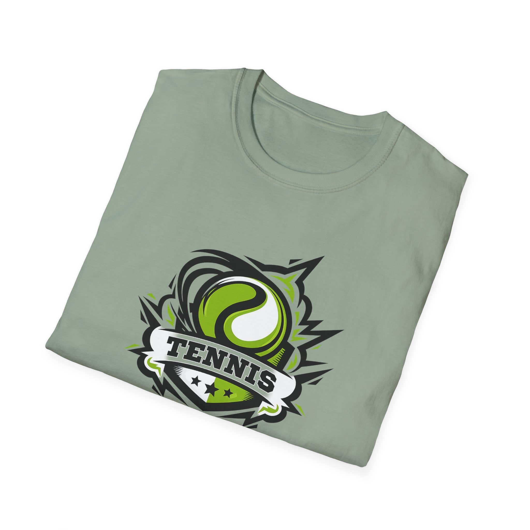 Tennis Graphic Tee Sporty Tennis Shirt for Players & Fans Athletic Tennis T-Shirt Gift for Tennis Lovers 7 colors 100% cotton