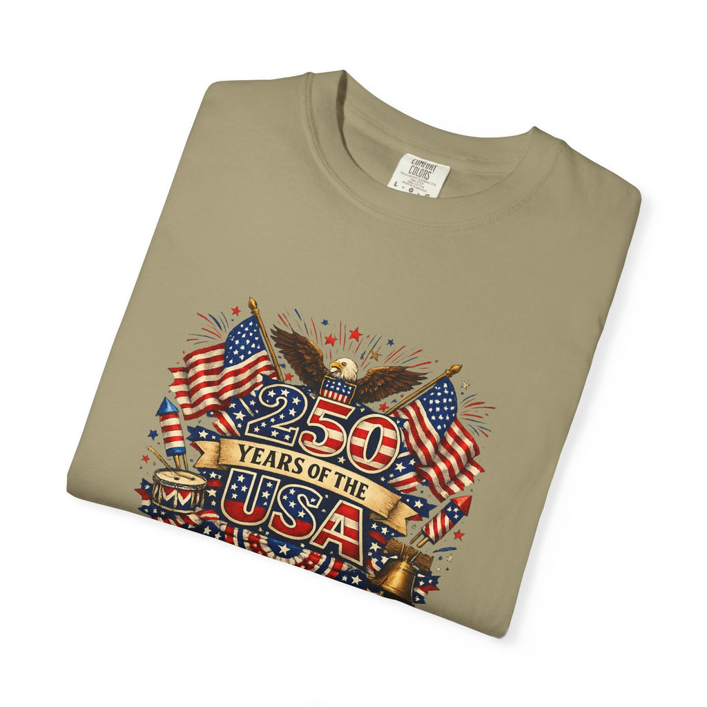 USA 250th Anniversary Shirt Patriotic America 1776-2026 Tee 4th of July Tshirt Independence Day Gift 8 colors 100% cotton