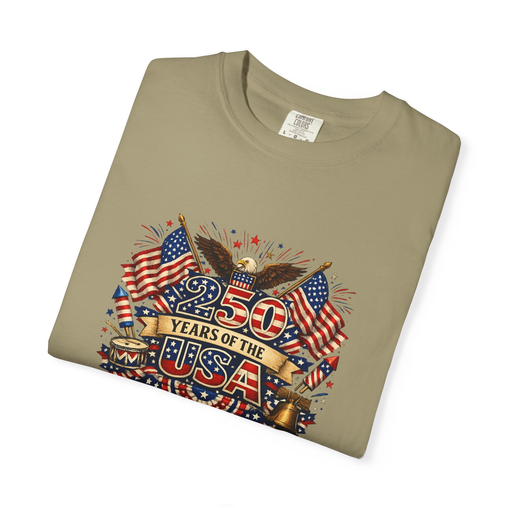 USA 250th Anniversary Shirt Patriotic America 1776-2026 Tee 4th of July Tshirt Independence Day Gift 8 colors 100% cotton