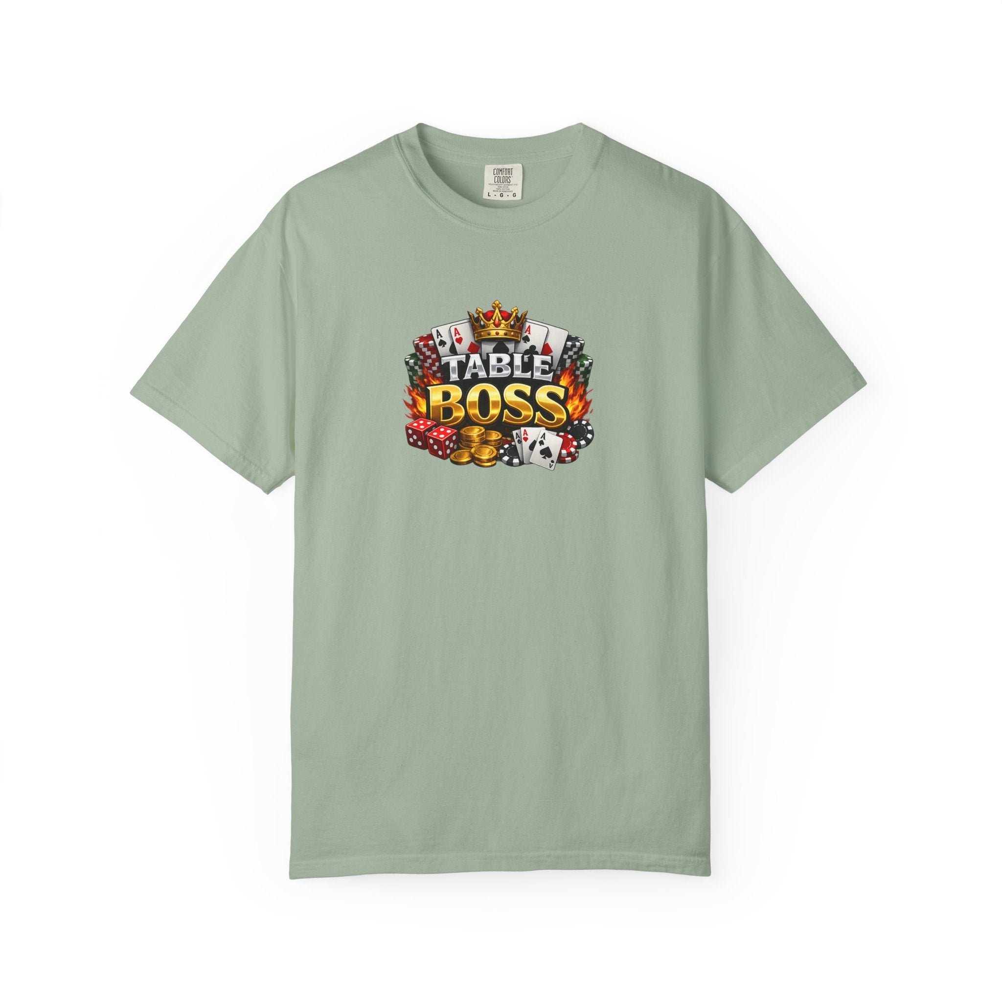 Table Boss Poker Shirt I Run This Table Funny Poker Tee Poker Player Card Shark Gift Casino Gambler Humor 9 colors 100% cotton
