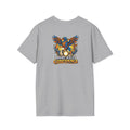SatsandStripes.com Doubt Kills Confidence Phoenix T-Shirt – Motivational Back Print Graphic Tee Grey