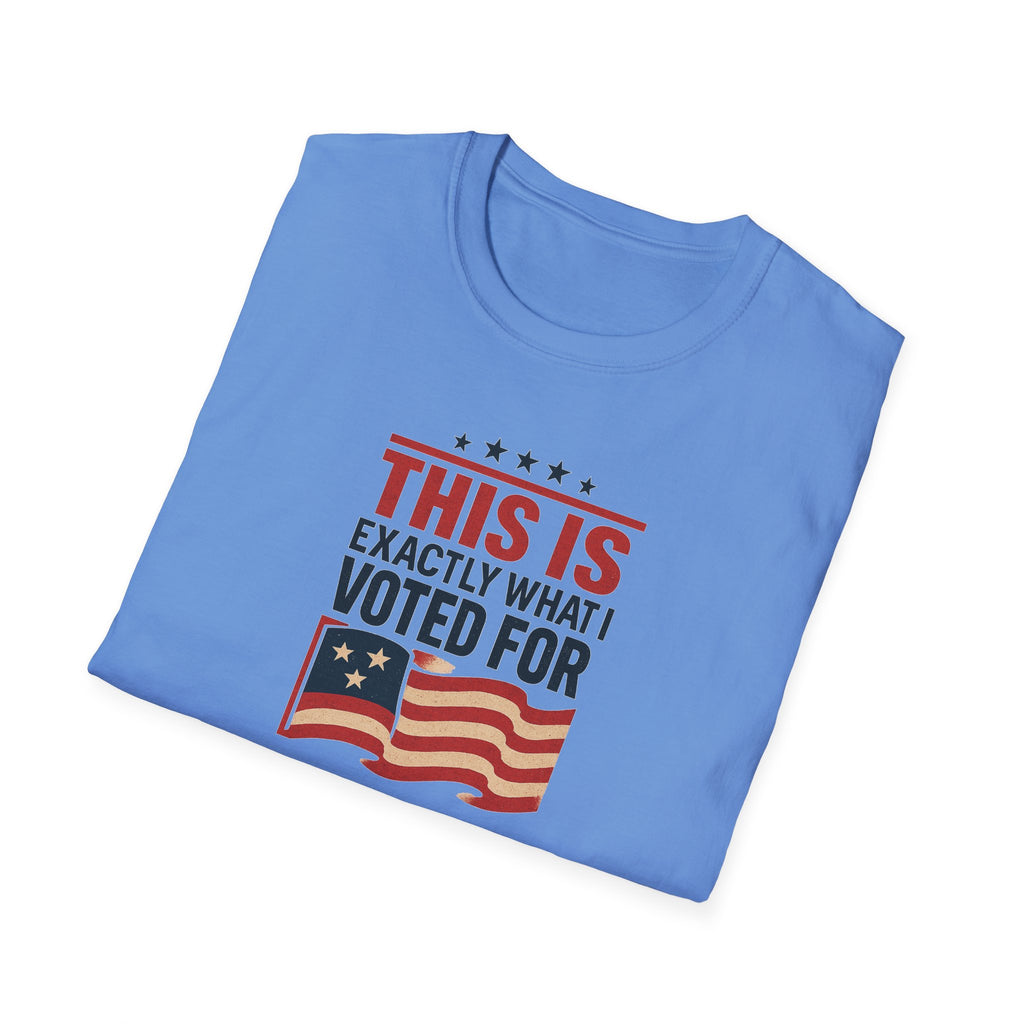 Show Your Voice American Pride Tee Patriotic Graphic T-Shirt Red White & Blue USA Flag 4 colors 100% cotton