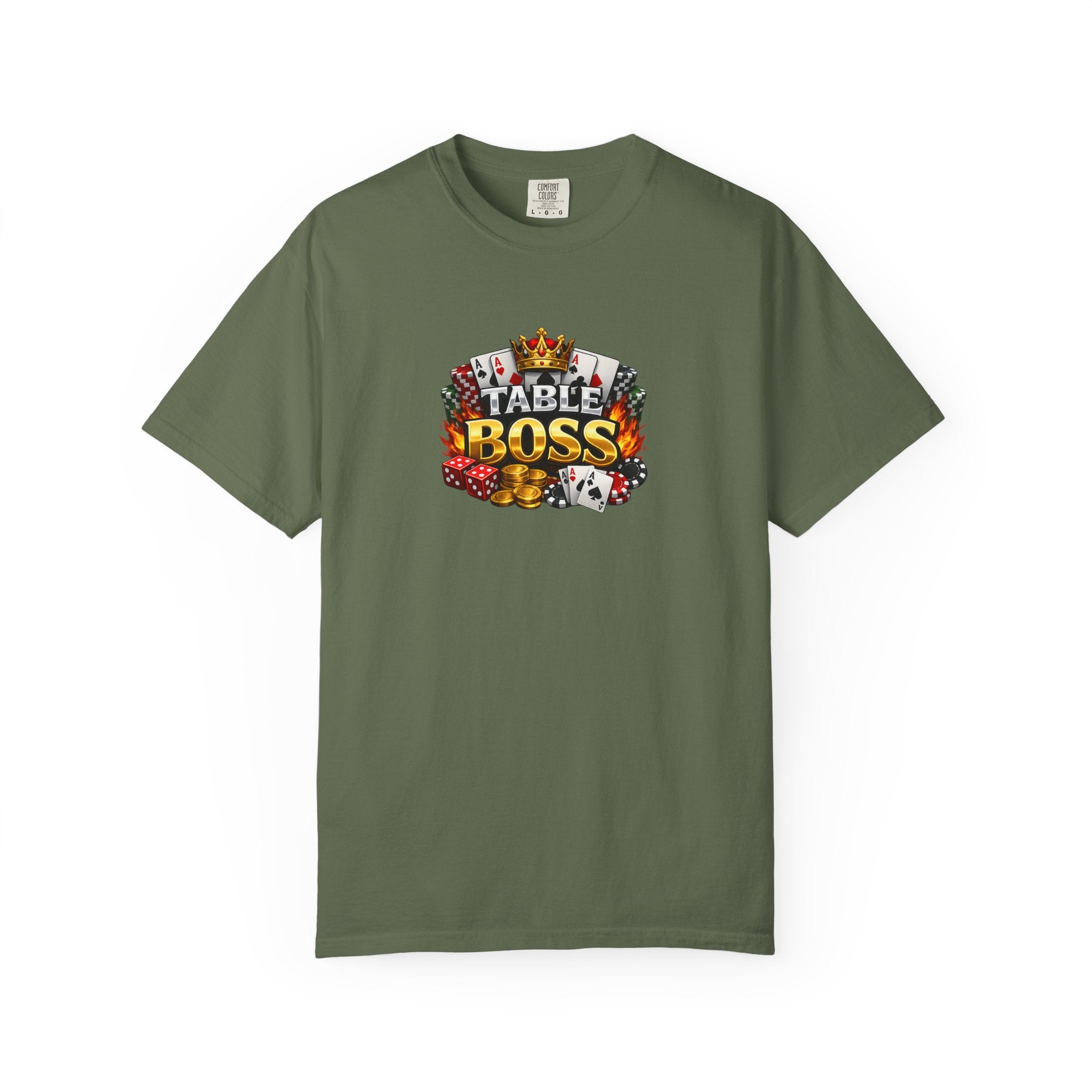 Table Boss Poker Shirt I Run This Table Funny Poker Tee Poker Player Card Shark Gift Casino Gambler Humor 9 colors 100% cotton