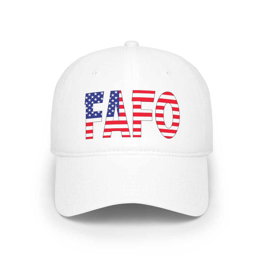 Patriotic FAFO Hat American Flag Cap Bold USA Statement Hat Fourth of July Cap Gift for Veterans