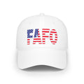 Patriotic FAFO Hat American Flag Cap Bold USA Statement Hat Fourth of July Cap Gift for Veterans