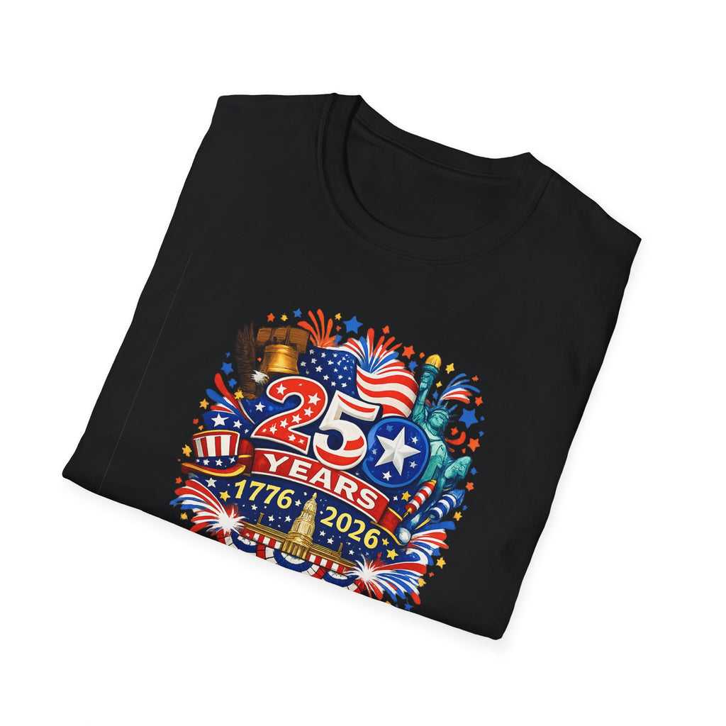 USA 250th Anniversary Shirt 1776-2026 Patriotic TShirt Fourth of July Independence Day Tee America 250 Years 8 colors 100% cotton