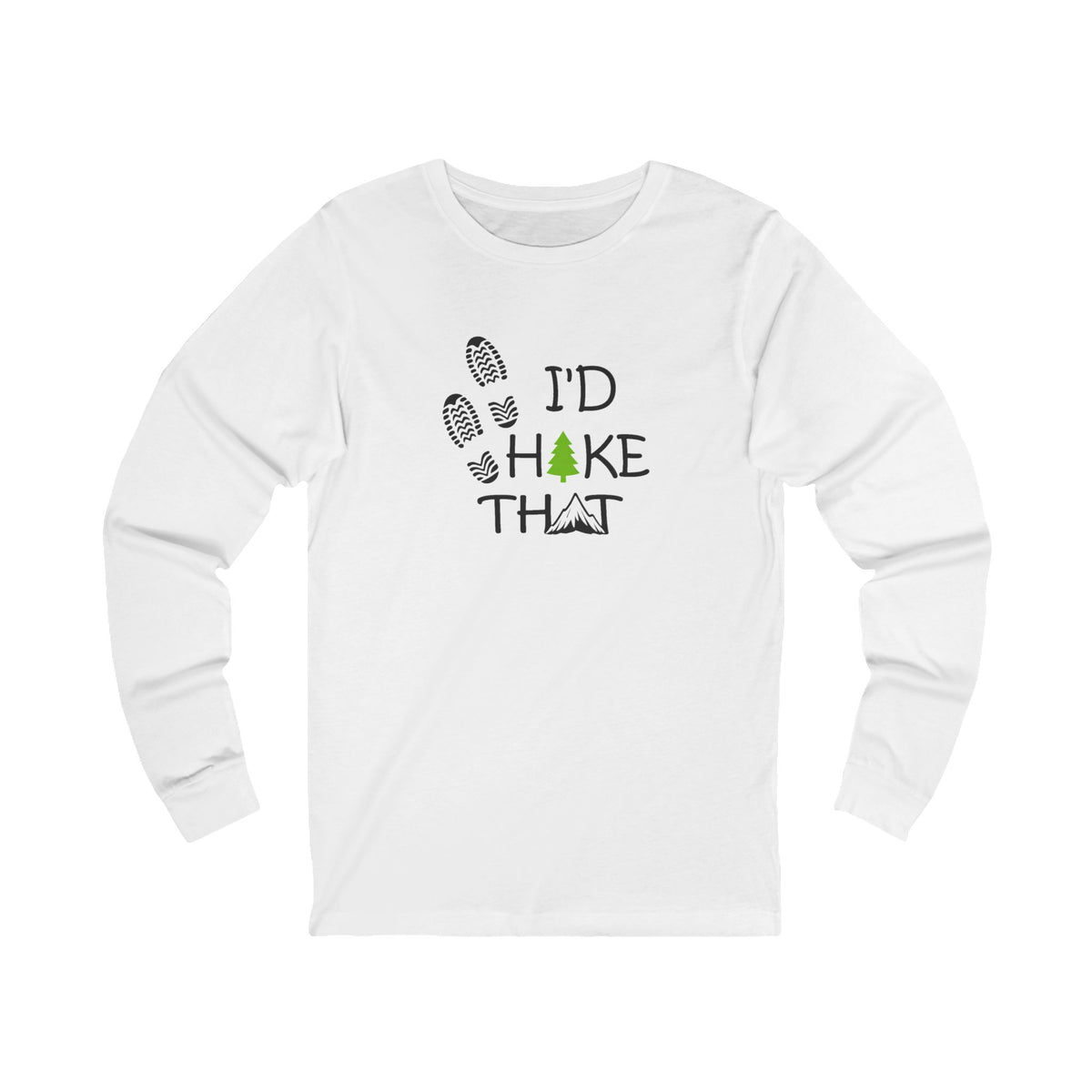 I'd Hike That Shirt Wander-Liebhaber T-Shirt Outdoor-Abenteuer-Shirt Natur-Wanderer-Geschenk Wanderwege-Liebhaber-Shirt 7 Farben 100% Baumwolle