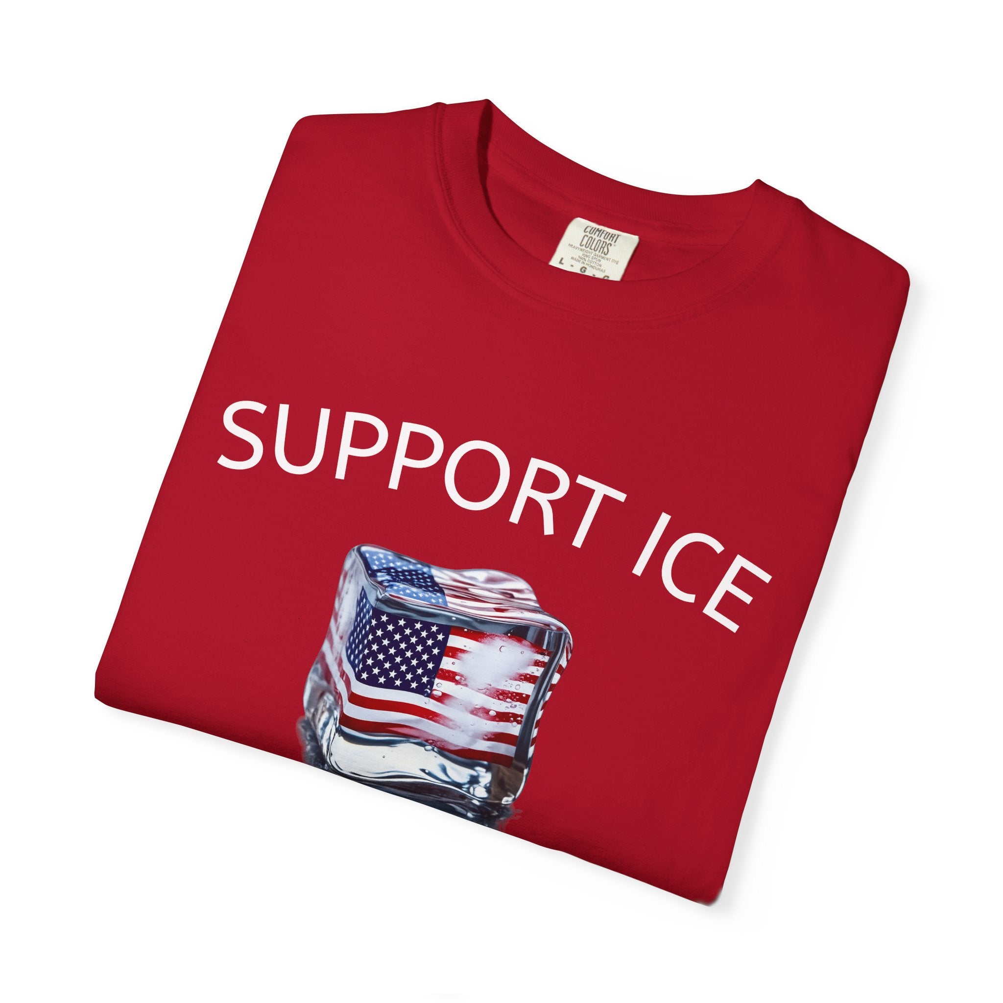 Support ICE Hemd Patriotisches T-Shirt Strafverfolgung Pro Polizei Bekleidung Freiheitsunterstützung Hemd USA Stolz T-Shirt 9 Farben 100% Baumwolle