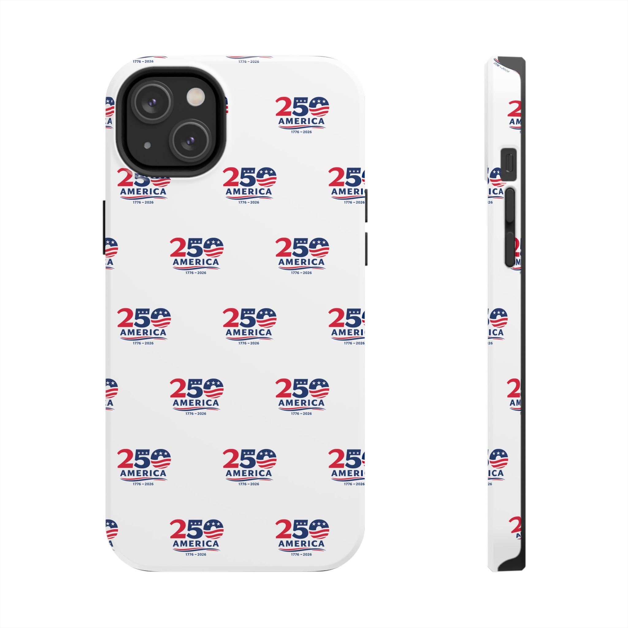 America 250 Robuste Handyhülle Patriotische USA 1776-2026 iPhone Samsung Hülle Glänzender Schutz Vierter Juli Handyhülle