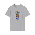 SatsandStripes.com Hole-In-One, Eagle & Birdie Funny Golf T-Shirt – Golfer Graphic Tee Grey