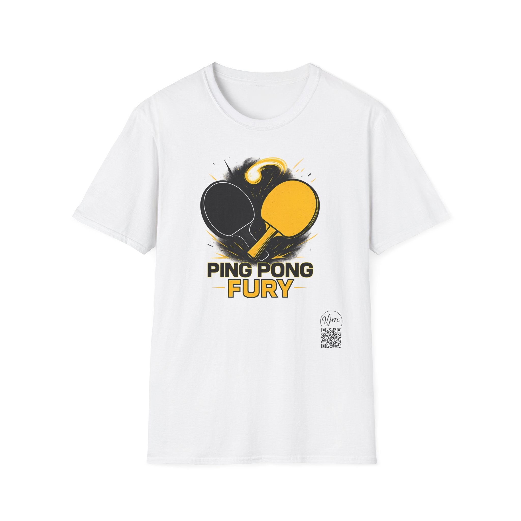 Ping Pong Fury Graphic Tee Bold Table Tennis Style & Premium Comfort 2 colors 100% cotton