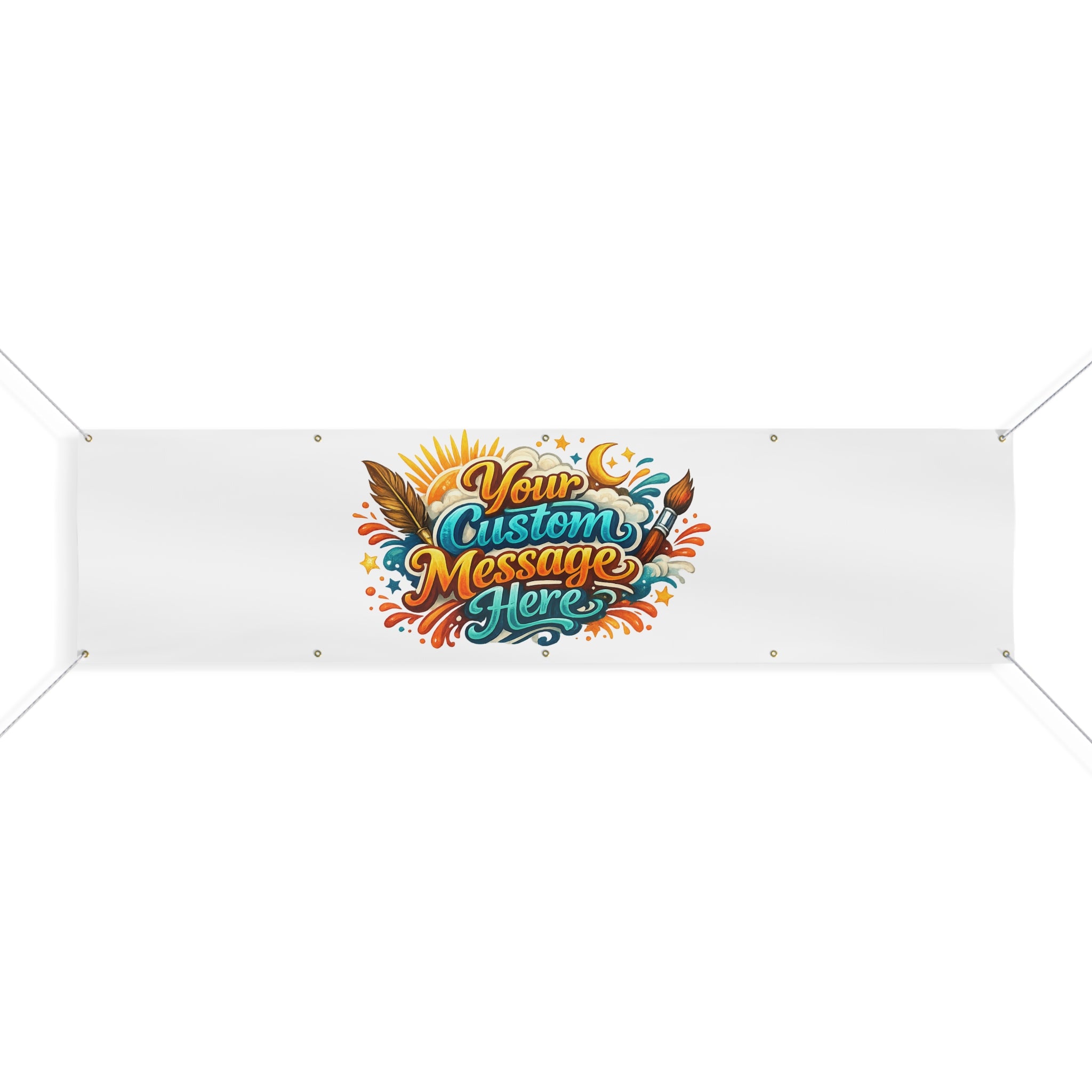 Custom Banner Matte Outdoor Vinyl Personalized Sign 4 sizes available