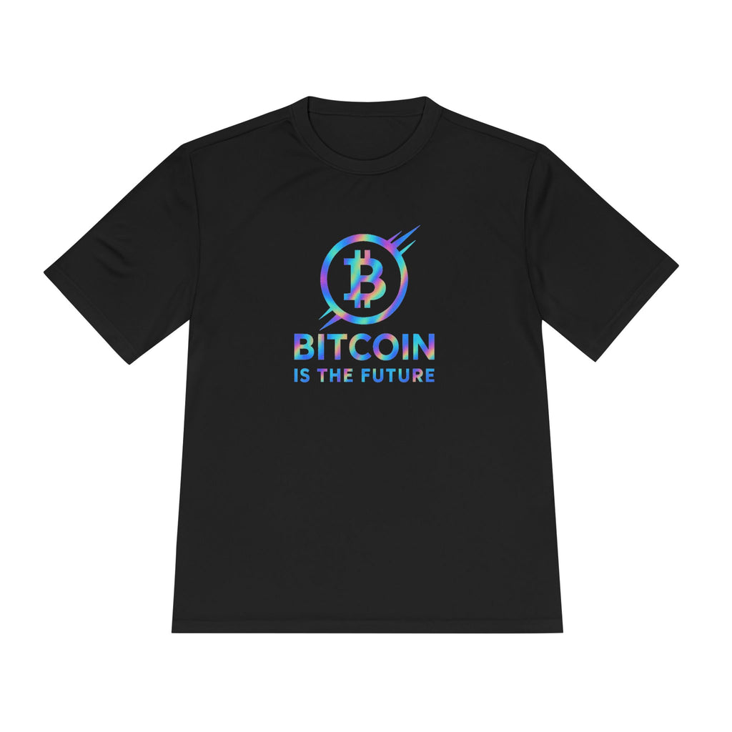 Holographic Bitcoin is the Future T-Shirt Step into the Next Era of Money with this bold tee 4 colors 100% polyester