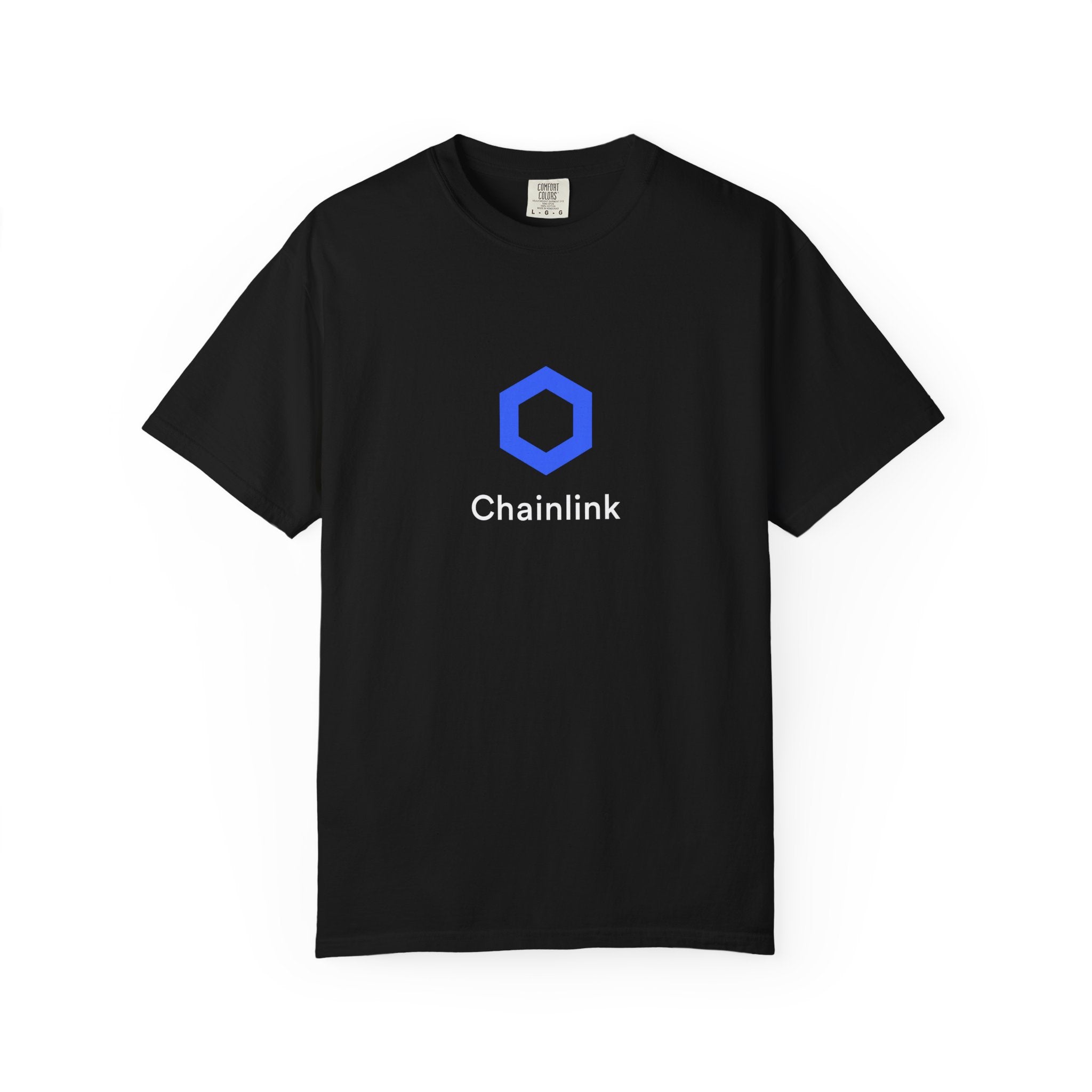 Chainlink Crypto T-Shirt Black Blockchain Tee for Web3 Traders LINK Investor Gift Crypto Enthusiast Apparel 3 colors 100% cotton