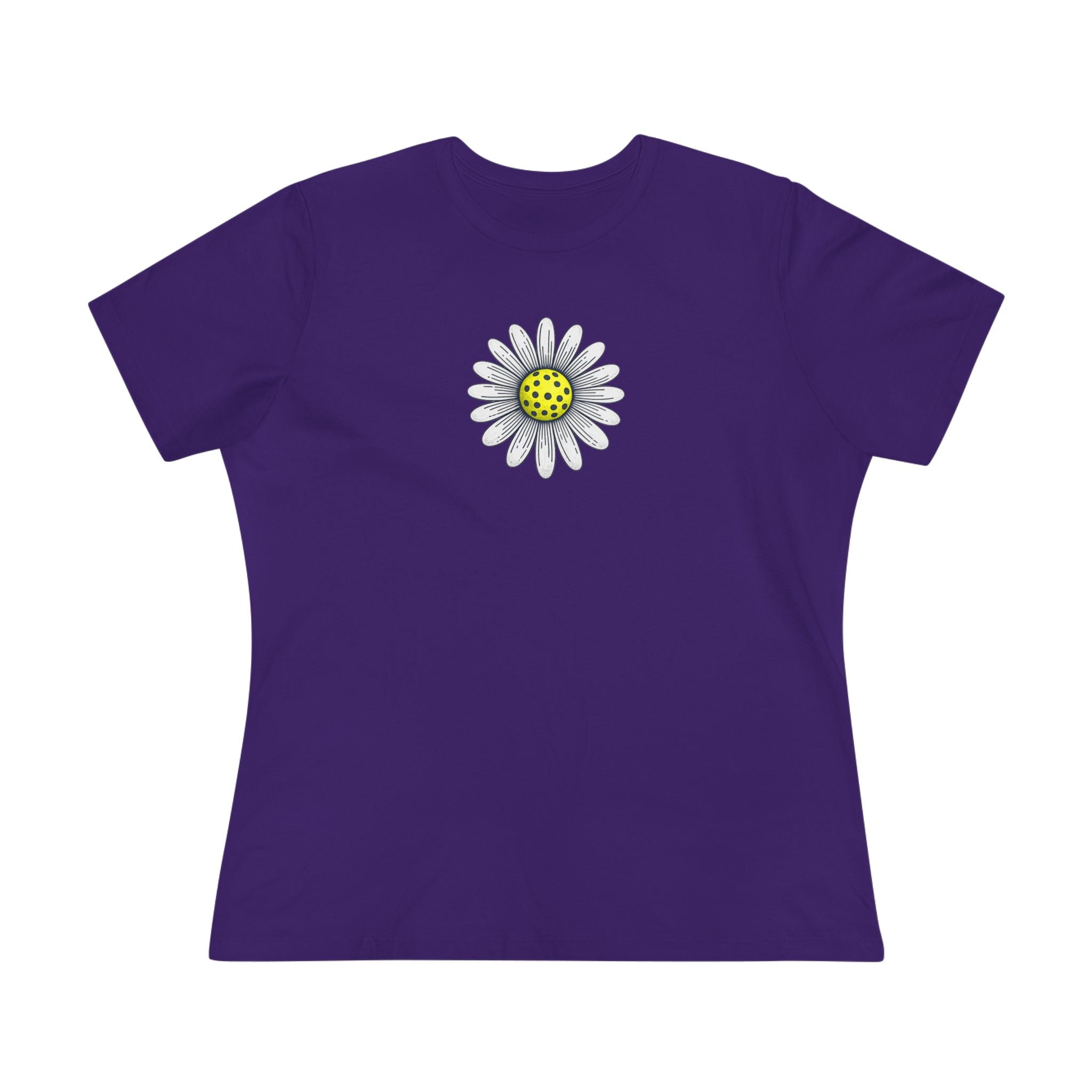 Pickleball Daisy Flower Shirt Pickleball Lover Gift Cute Pickleball Graphic Tee Pickleball Player Apparel 7 colors 100% cotton