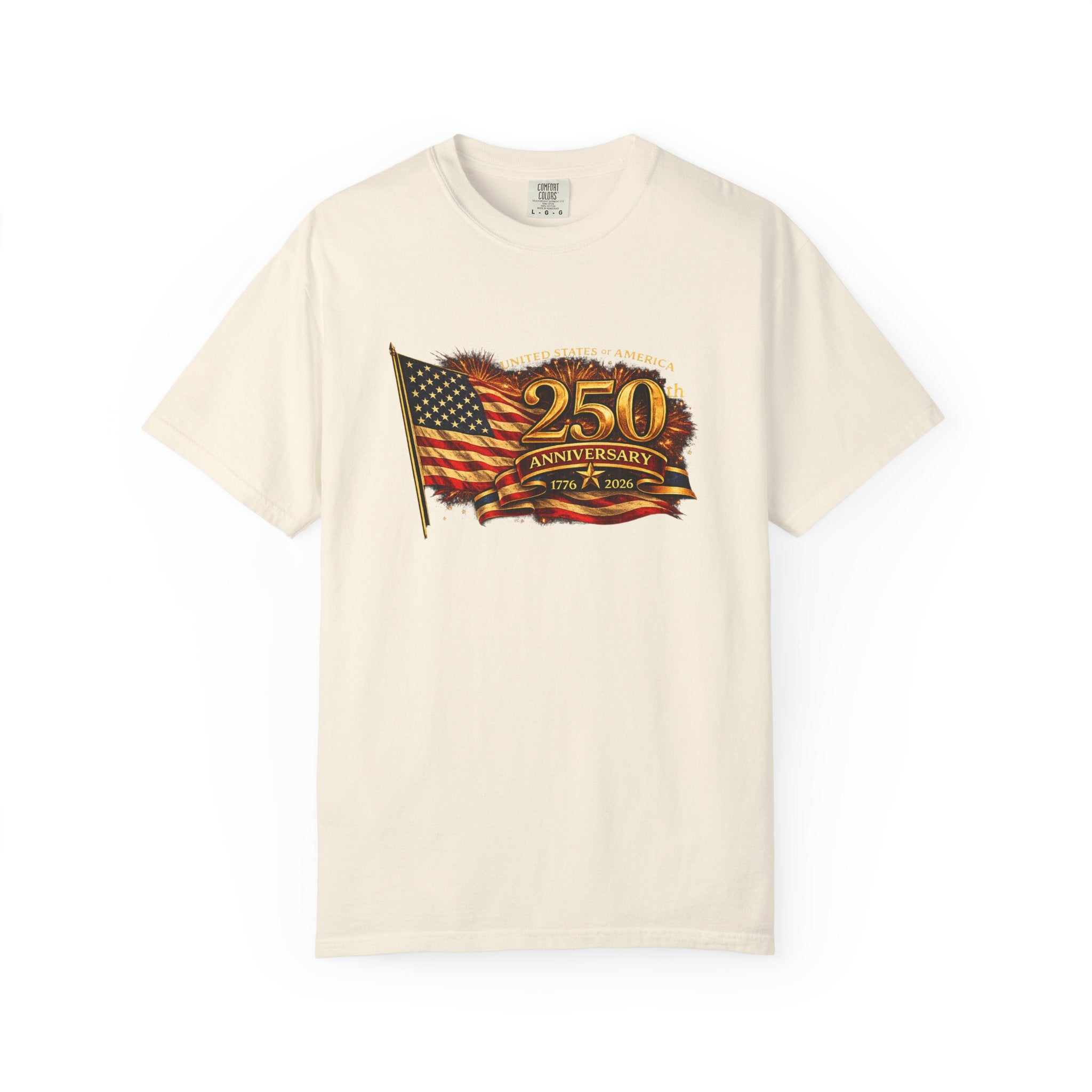 USA 250th Anniversary Shirt 1776-2026 Patriotic American Flag Tee Matching Couple 4th of July Tee America Gift 8 colors 100% cotton
