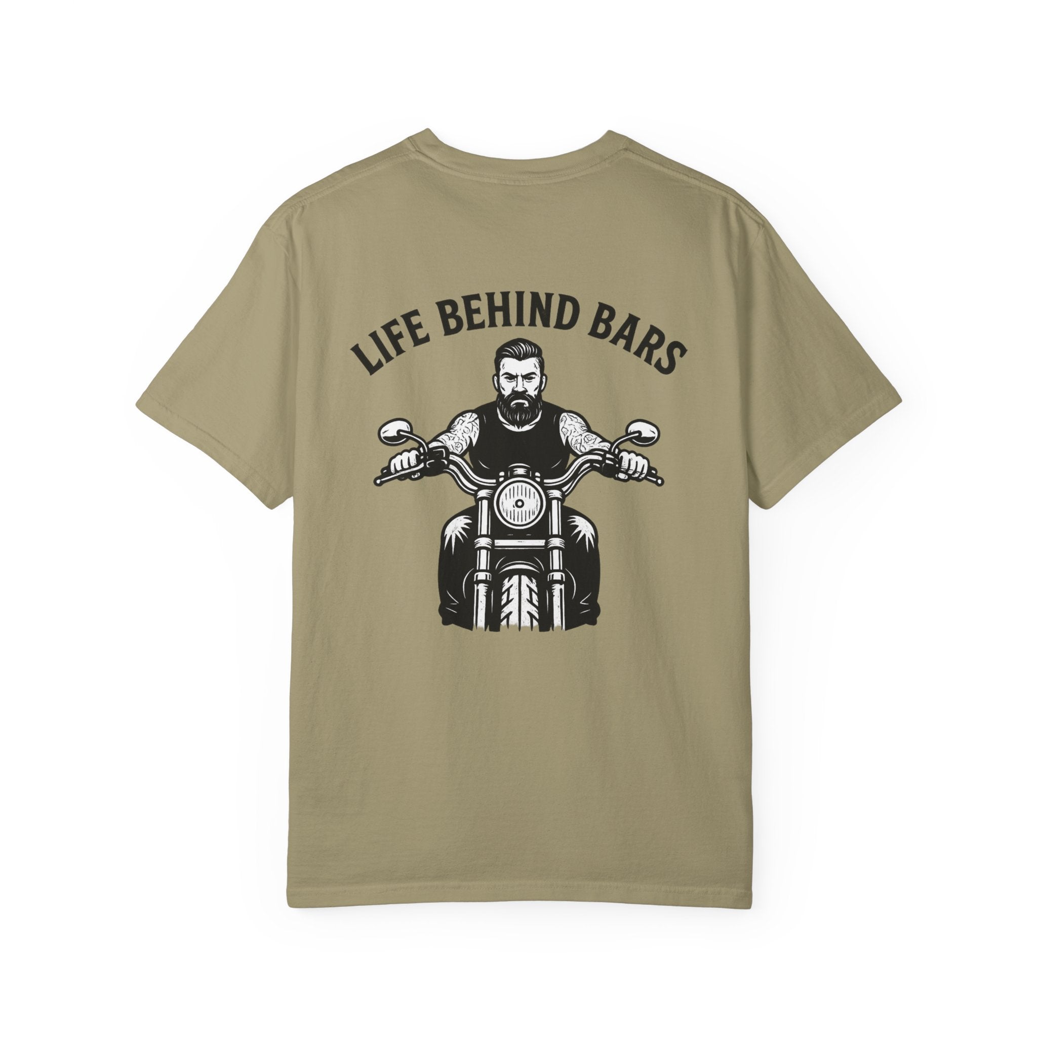 Life Behind Bars Motorcycle T-Shirt Biker Graphic Tee Riding Lifestyle Shirt Gift for Riders 8 colors 100% cotton