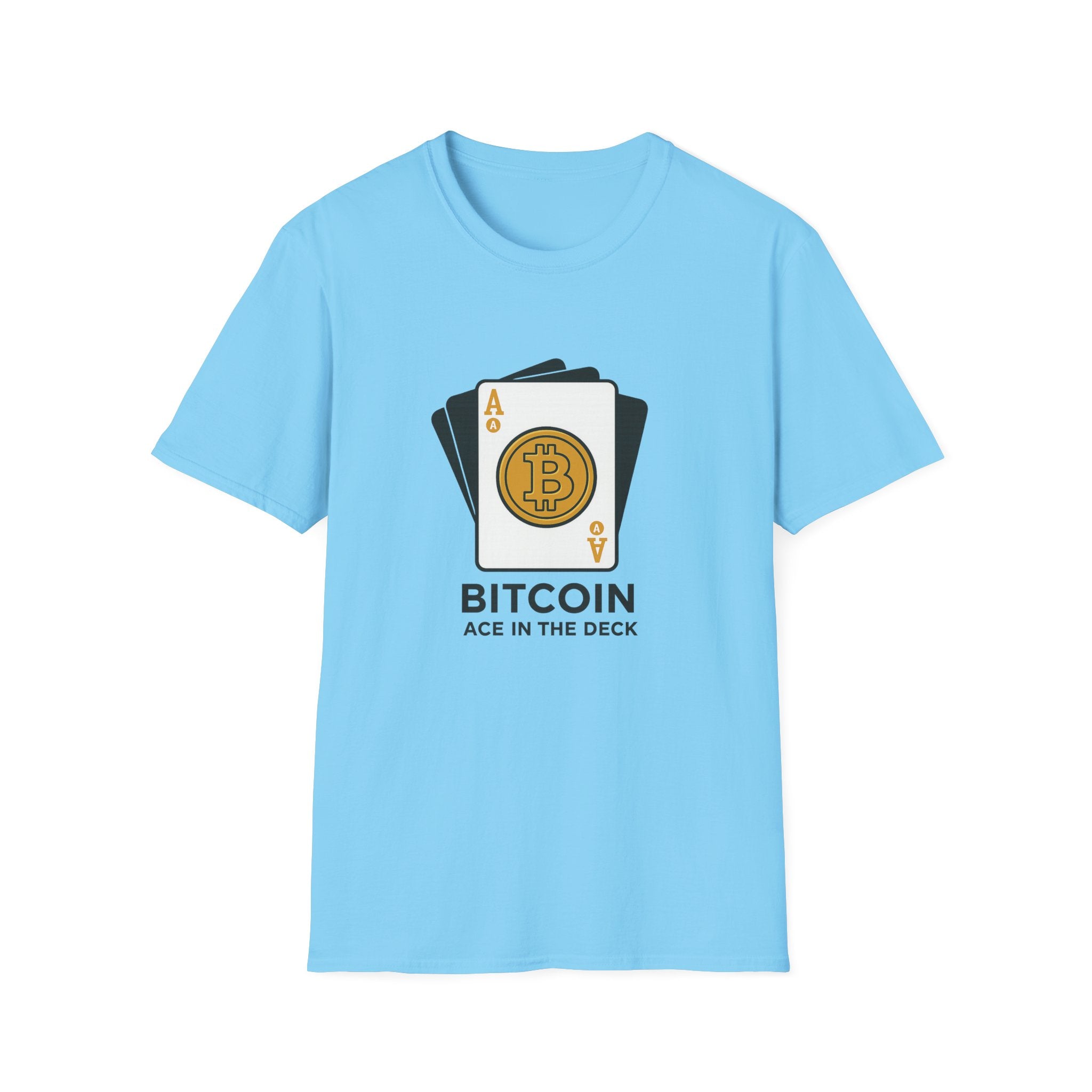 Bitcoin Ass im Ärmel T-Shirt Markantes Krypto-Statement-Shirt für Bitcoin-Enthusiasten 7 Farben 100 % Baumwolle