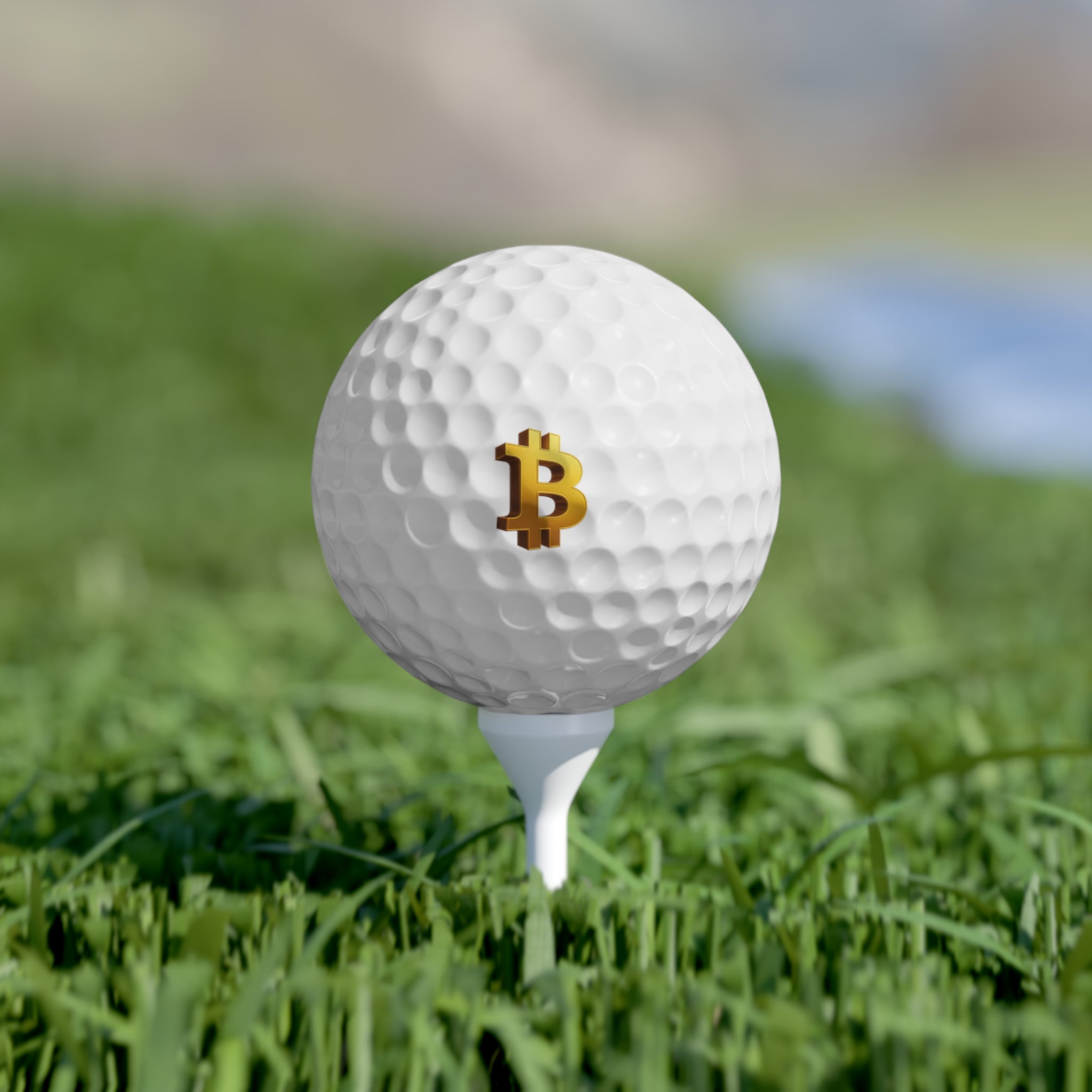 Golf Balls 6pcs Bitcoin