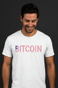Patriotic Bitcoin & Freedom Stars Stripes and Sound Money T-shirt 5 colors 100% cotton