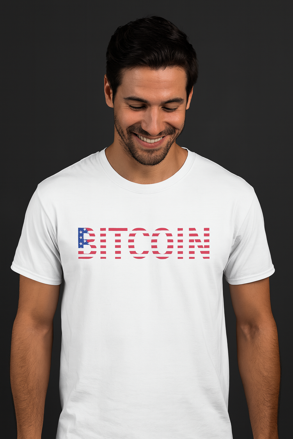 Patriotic Bitcoin & Freedom Stars Stripes and Sound Money T-shirt 5 colors 100% cotton