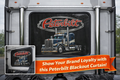 Peterbilt Truck Cab Blackout Curtain Truck Cab Privacy Shade Man Cave Garage Curtain 50" × 84"