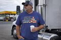 Still Truckin T-Shirt Patriotic Trucker Shirt American Flag Truck Tee Truck Driver Gift 6 colors 100% cotton