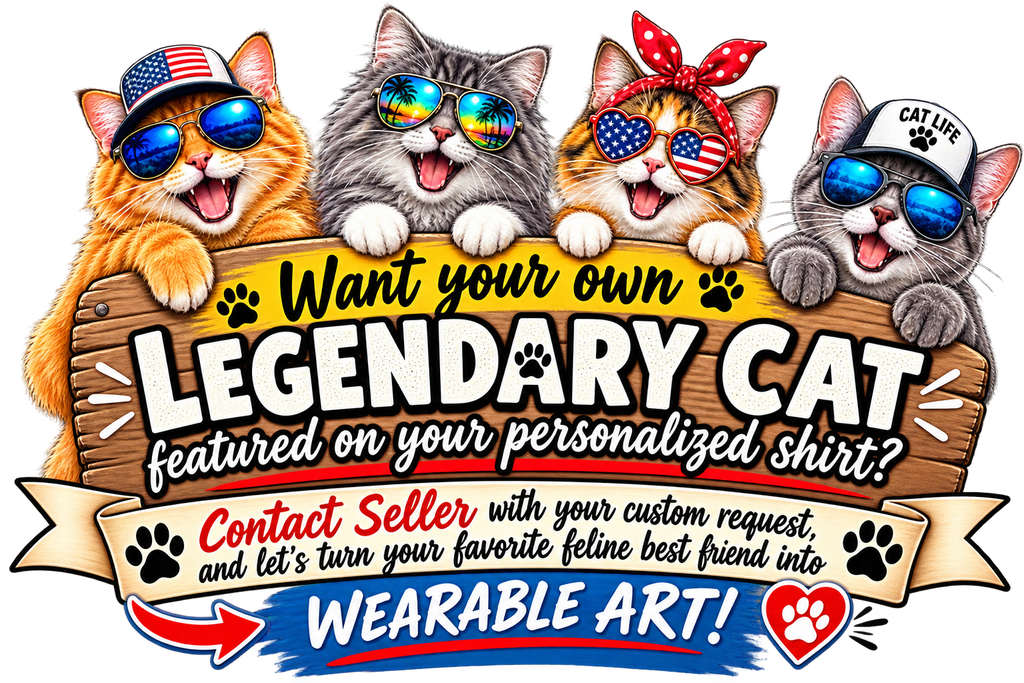SatsandStripes.com Crazy Cat Lady T-Shirt Cute Cat Lover Shirt Cozy Cat Mom Tee Funny Cat Graphic Shirt Gift for Cat Lovers  Personalized Cat Banner