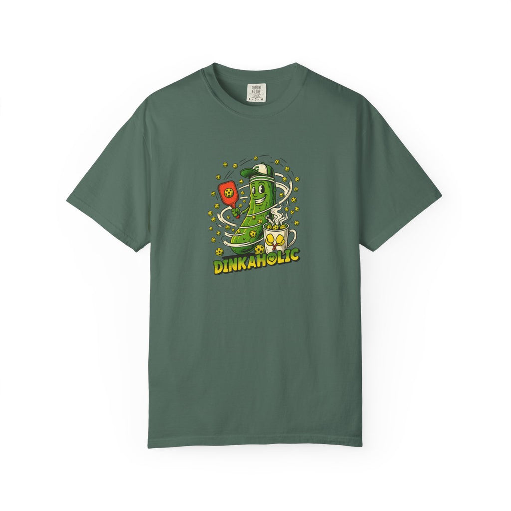 Lustiges Pickleball-Dinkaholic-T-Shirt für Serious Dinkers 7 Farben 100 % Baumwolle
