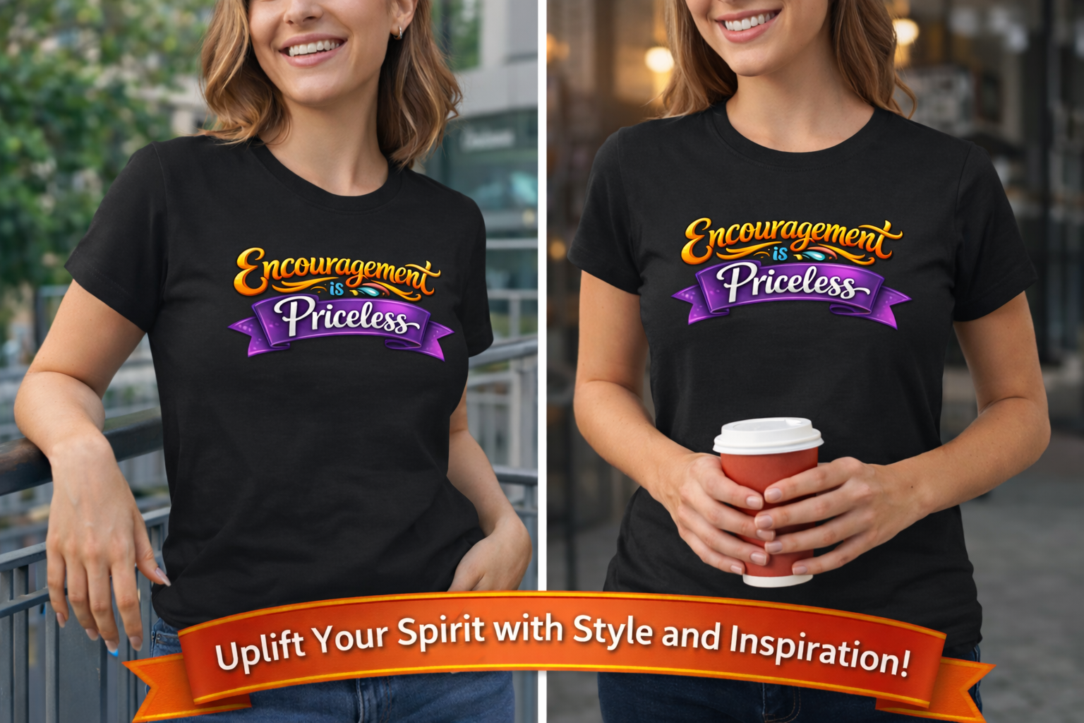 Encouragement Is Priceless Women's TShirt Inspirational Graphic Tee Gift for Teachers Friends 7 colors 100% cotton