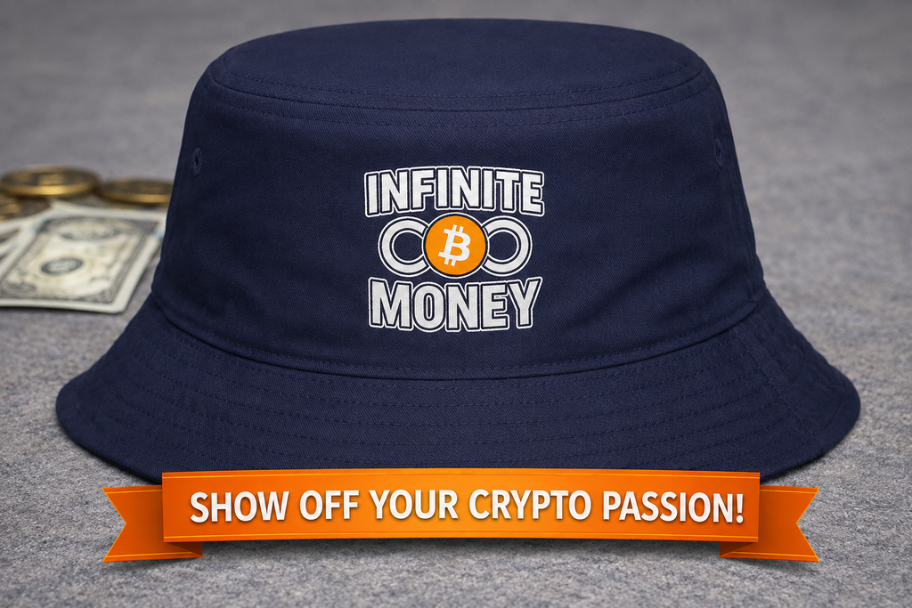 SatsandStripes.com Infinite Money Bitcoin Bucket Hat 