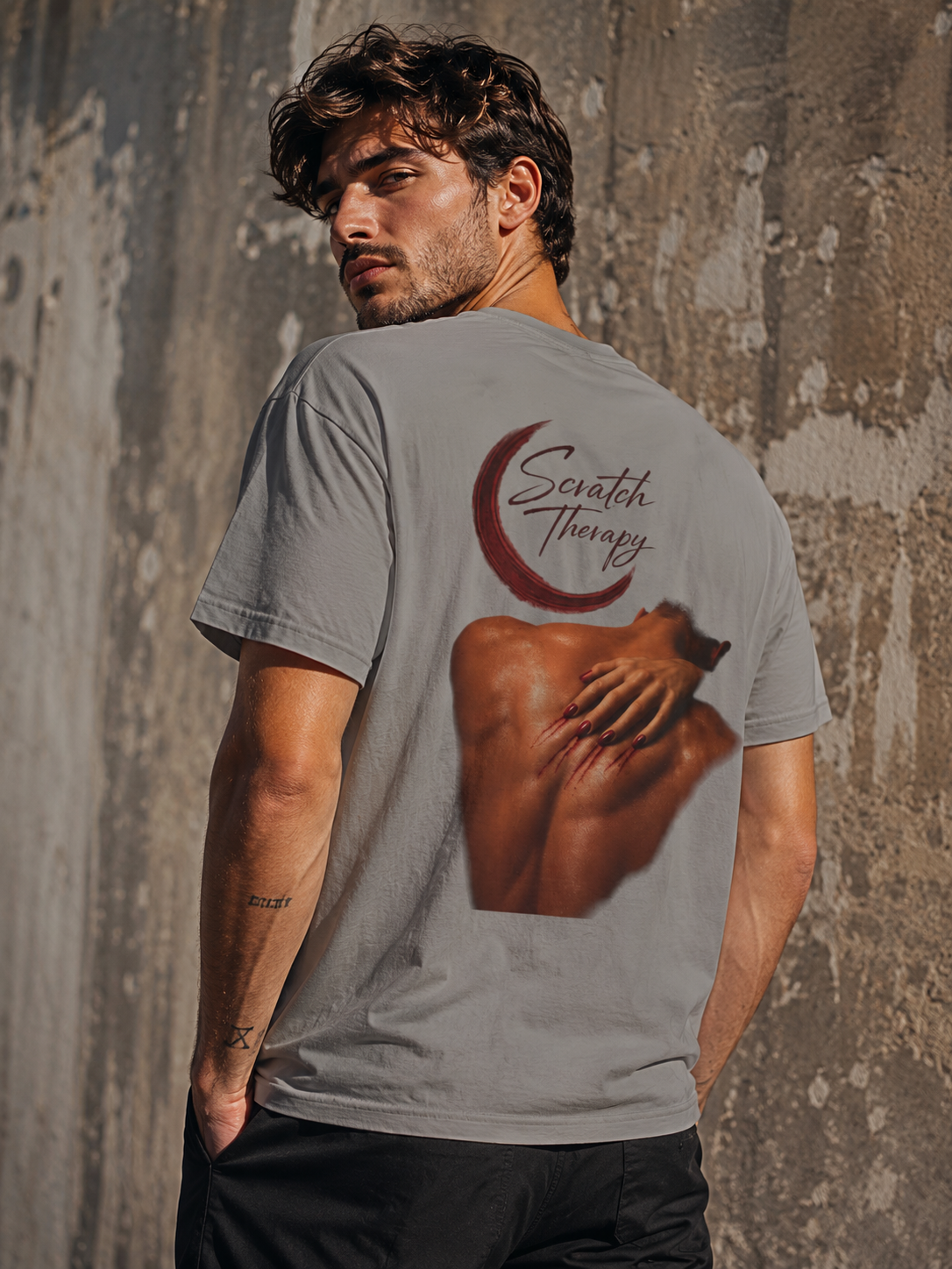 Scratch Therapy T-Shirt Funny Back Scratch Shirt Relaxation Lover Graphic Tee 5 colors 100% cotton