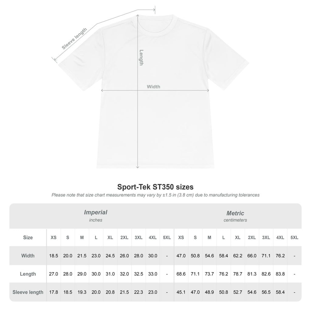 Sats and Stripes ST350 Size Chart