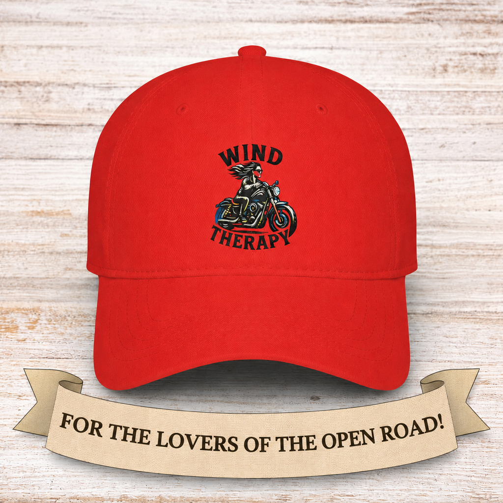 Wind Therapy Hat Harley Motorcycle Rider Cap Harley Davidson inspired Biker Hat Gift Motorcycle Lover Hat 4 colors